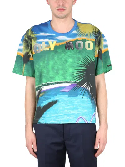 Etro Graphic-print Short-sleeved T-shirt In Multicolour