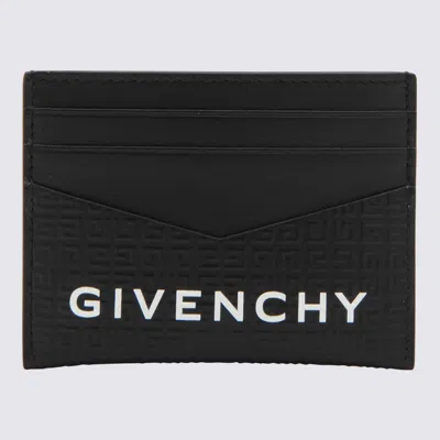 Givenchy Black Leather Micro 4g Card Holder