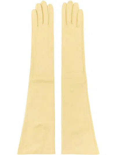 Jil Sander Gloves In Yellow