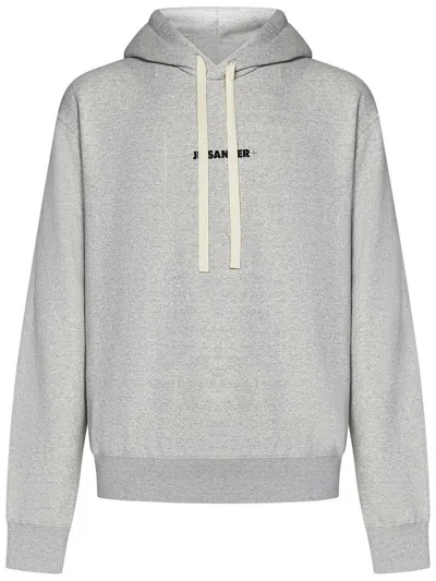 Jil Sander Sweatshirt In Grey