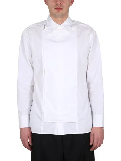 Jil Sander Zippered Shirt In Ivory