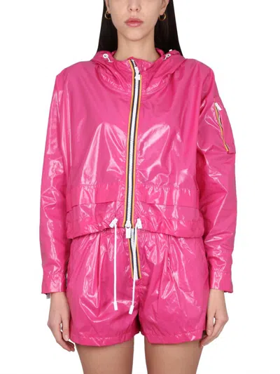 K-way Cropel Light Class Jacket In Pink
