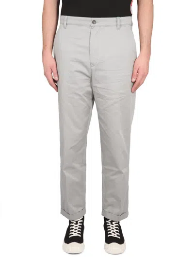 Kenzo Classic Fit Pants In Grey