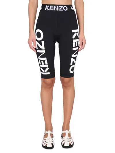 Kenzo Cyclist With Logo In Black