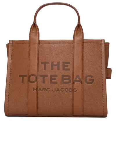 Marc Jacobs The Leather Small Tote  Bags In Brown