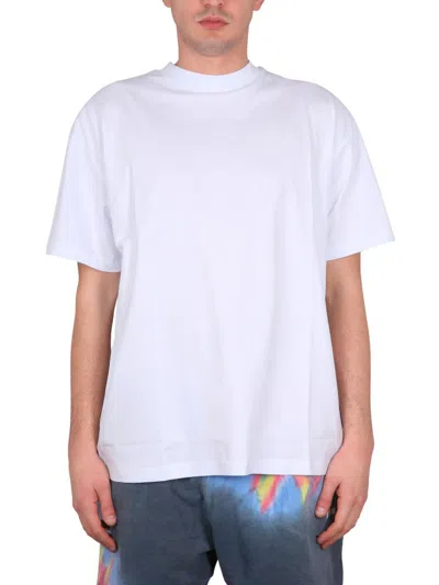 Msgm Volcano T-shirt In White