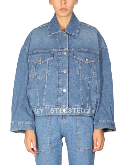 Stella Mccartney Denim Jacket In Blue