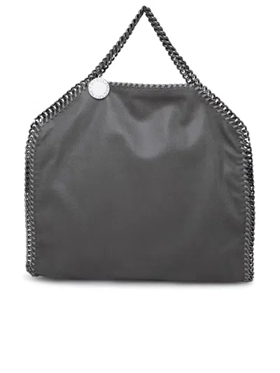 Stella Mccartney Grey Polyester 3 Chain Falabella Bag In Green