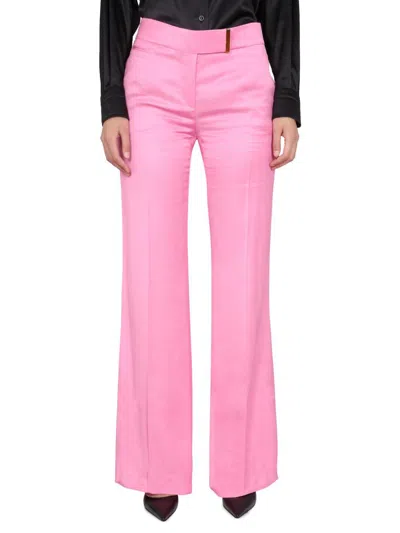 Tom Ford Wide Leg Pants In Pink