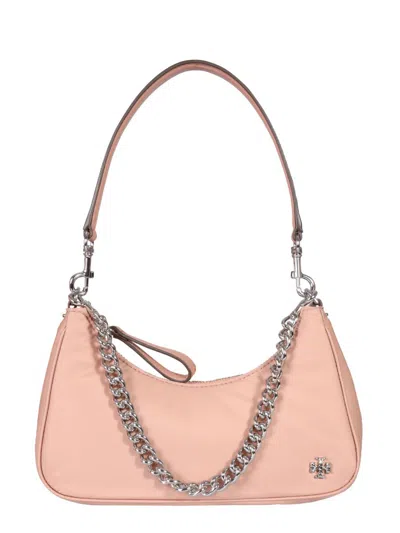 Tory Burch Designer Handbags Crescent 151 Mercer Small Bag In Rose