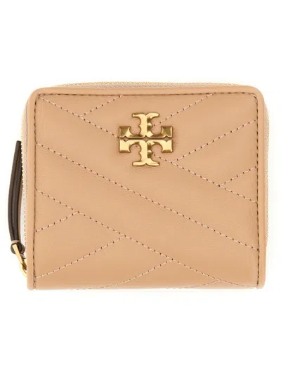 Tory Burch Quilted Nappa Kira Wallet In Black