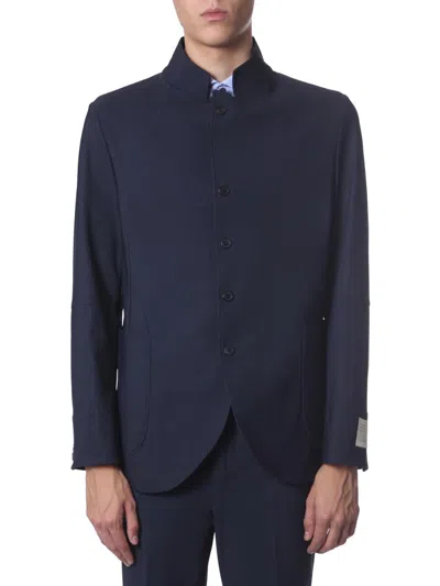 Traiano Milano Modular Jacket In Blue