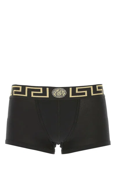 Versace 2-pack Low-waisted Boxers In Black