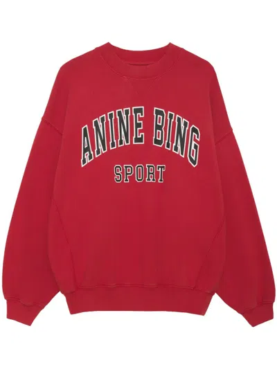 Anine Bing - Jaci Sweatshirt In Red