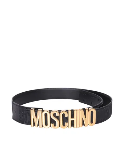 Moschino Belts In Black