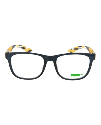 Puma Oval-frame Optical Glasses In Black