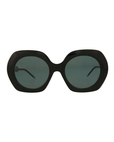 Thom Browne Round-frame Acetate Sunglasses In Multi