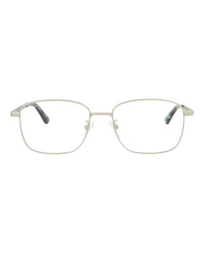 Mcq By Alexander Mcqueen Square-frame Metal Optical Frames In Silver