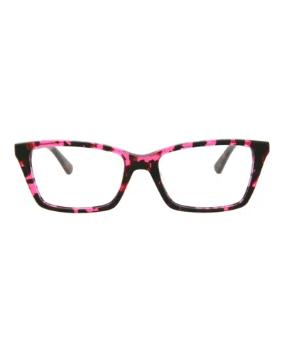 Mcq By Alexander Mcqueen Square-frame Acetate Optical Frames In Red