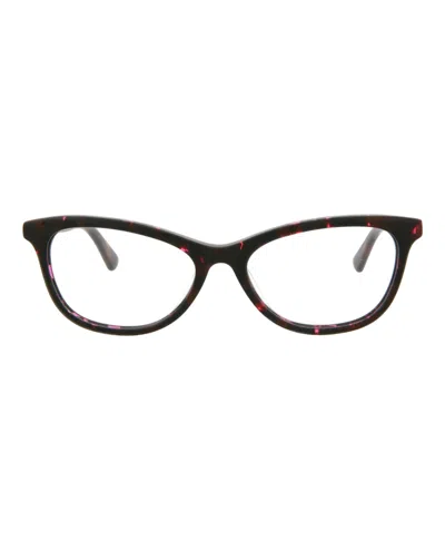 Mcq By Alexander Mcqueen Round-frame Acetate Optical Frames In Brown