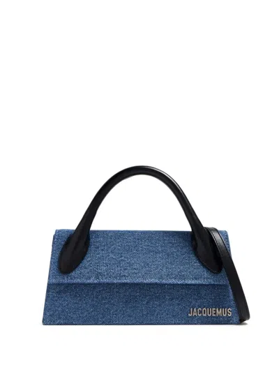 Jacquemus Le Chiquito Long Tote In Blue