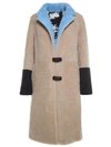 SAKS POTTS FEBBE COLORBLOCKED SHEARLING COAT,17210FEBBESKYCOATBEIGEBLUBLACKWHITE