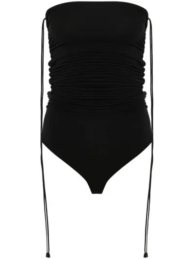 Wolford Fatal Strapless Body Dress In Black