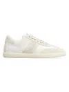 Tod's Men's Allacciata T Cassetta Leather Sneakers In Bianco Latte