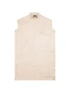 Balenciaga Bb Monogram Shirt Dress In Beige
