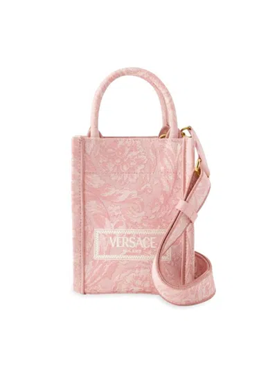 Versace Athena Mini Tote Bag -  - Cotton - Pink