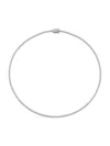 Saks Fifth Avenue Women's 14k White Gold & 4.25 Tcw Diamond Tennis Necklace/16"