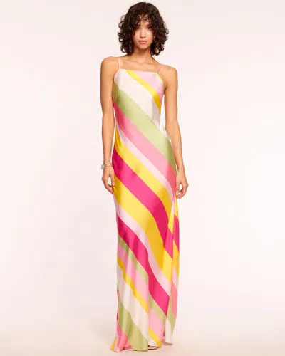 Ramy Brook Sadie Maxi Slip Dress In Summer Stripe