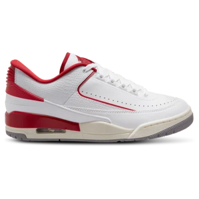 Jordan 2/3 Lace-up Sneakers In Red/white/grey