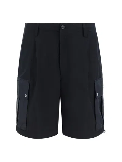 Moncler Bermuda Shorts In Blue