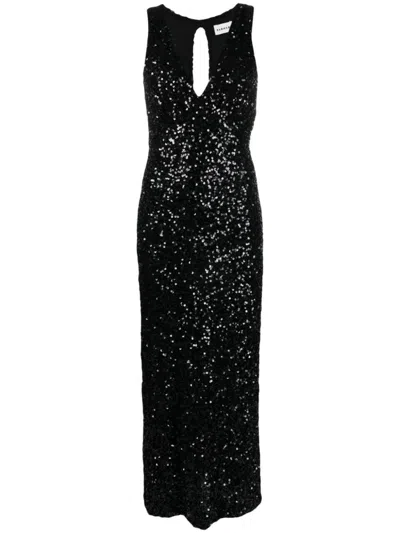 P.a.r.o.s.h Paris Sequin-embellished Dress In Multi-colored