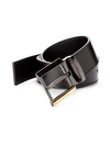 VERSACE LEATHER BELT,0400095651074