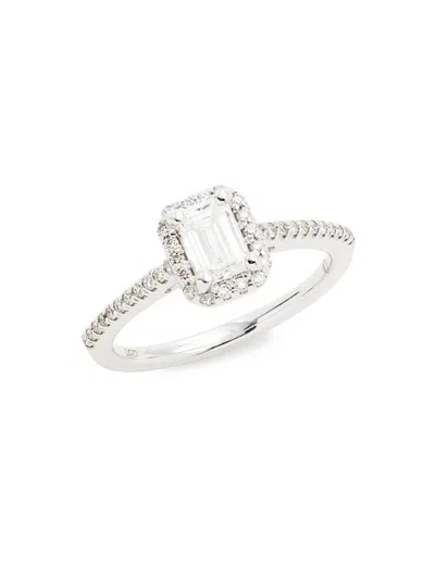 Saks Fifth Avenue Women's 14k White Gold & 1 Tcw Lab Grown Diamond Ring