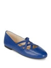 SAM EDELMAN Fredrick Leather Ballet Flats,0400095729971