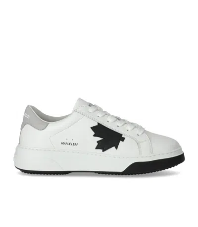 Dsquared2 Bumper Low Top Sneakers In Weiss