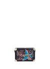 SAM EDELMAN 'Aeron' bird embellished jacquard box clutch