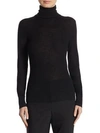 Saks Fifth Avenue Collection Cashmere Turtleneck Sweater In Ebony