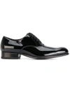 Tom Ford Elkan Patent Leather Oxford Lace-up Shoes In Black