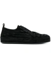 ANN DEMEULEMEESTER CONCEALED LACE TRAINERS,1702421741209912325200