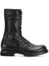 RICK OWENS Army boots,RU18S5855LCW12282338