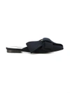 DELPOZO pointed bow mules,317505830043612297695