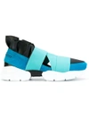 Pucci Frill Trim Strap Detail Sneakers