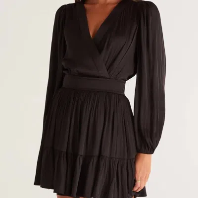 Z Supply Alita Mini Dress In Black