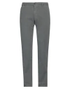 Incotex Man Pants Grey Size 35 Cotton, Elastane