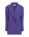 P.a.r.o.s.h P. A.r. O.s. H. Woman Suit Jacket Purple Size Xl Polyester