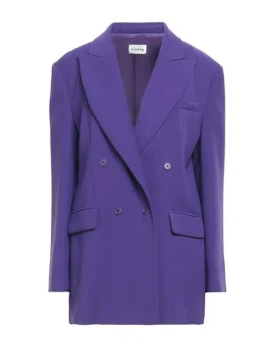 P.a.r.o.s.h P. A.r. O.s. H. Woman Suit Jacket Purple Size Xl Polyester